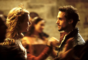 The fiction story about the legend "Romeo and Juliet" writer William Shakespeare (Joseph Fiennes) A witty, fast-moving romantic comedy set in London in 1593, follows the trials and tribulations of Will Shakespeare, a struggling young playwright suffering from a dreadful bout of writer's block. No matter how hard he tries, he just can't seem to make any headway with his latest work, "Romeo and Ethel, the Pirate's Daughter." Somehow, even the title doesn't sound quite right. But then, Will meets and falls instantly in love with the startlingly beautiful Viola (Gwyneth Paltrow) who, desperate to become an actor (in a time when women are not allowed to perform in the theater), disguises herself as a man to audition for his play. Inspired by love, Will's creative powers are unleashed as his great love story, "Romeo and Juliet," is brought to life for the first time. Shakespeare in Love won seven Oscars, including Best Picture, Best Actress (Gwyneth Paltrow), and Best Supporting Actress (Judi Dench).