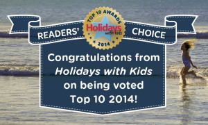 Top Ten Awards as The Best Resort for Families from Holiday With Kids