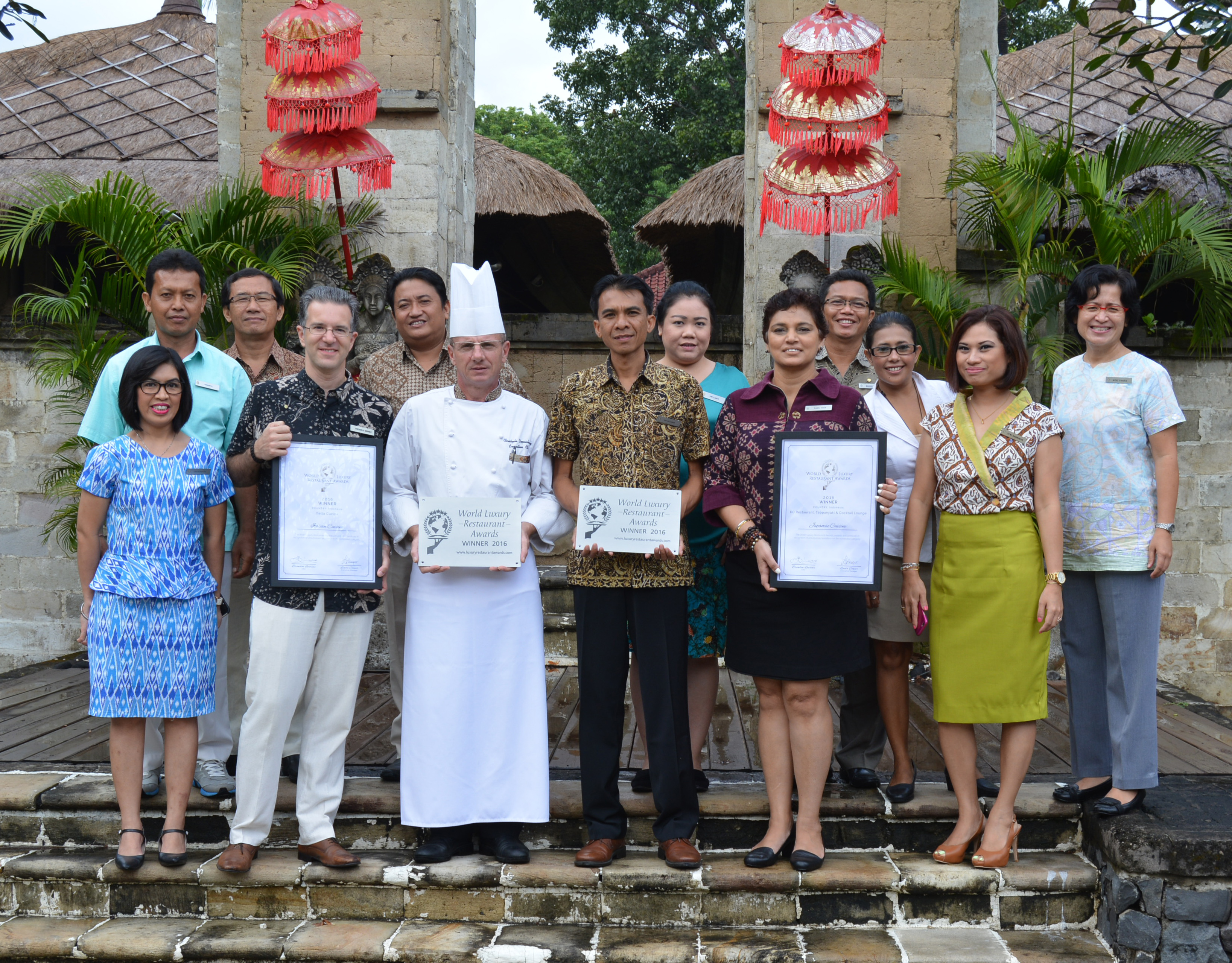 DOUBLE WIN FOR INTERCONTINENTAL BALI RESORT AT THE 2016 WORLD LUXURY RESTAURANT AWARDS
