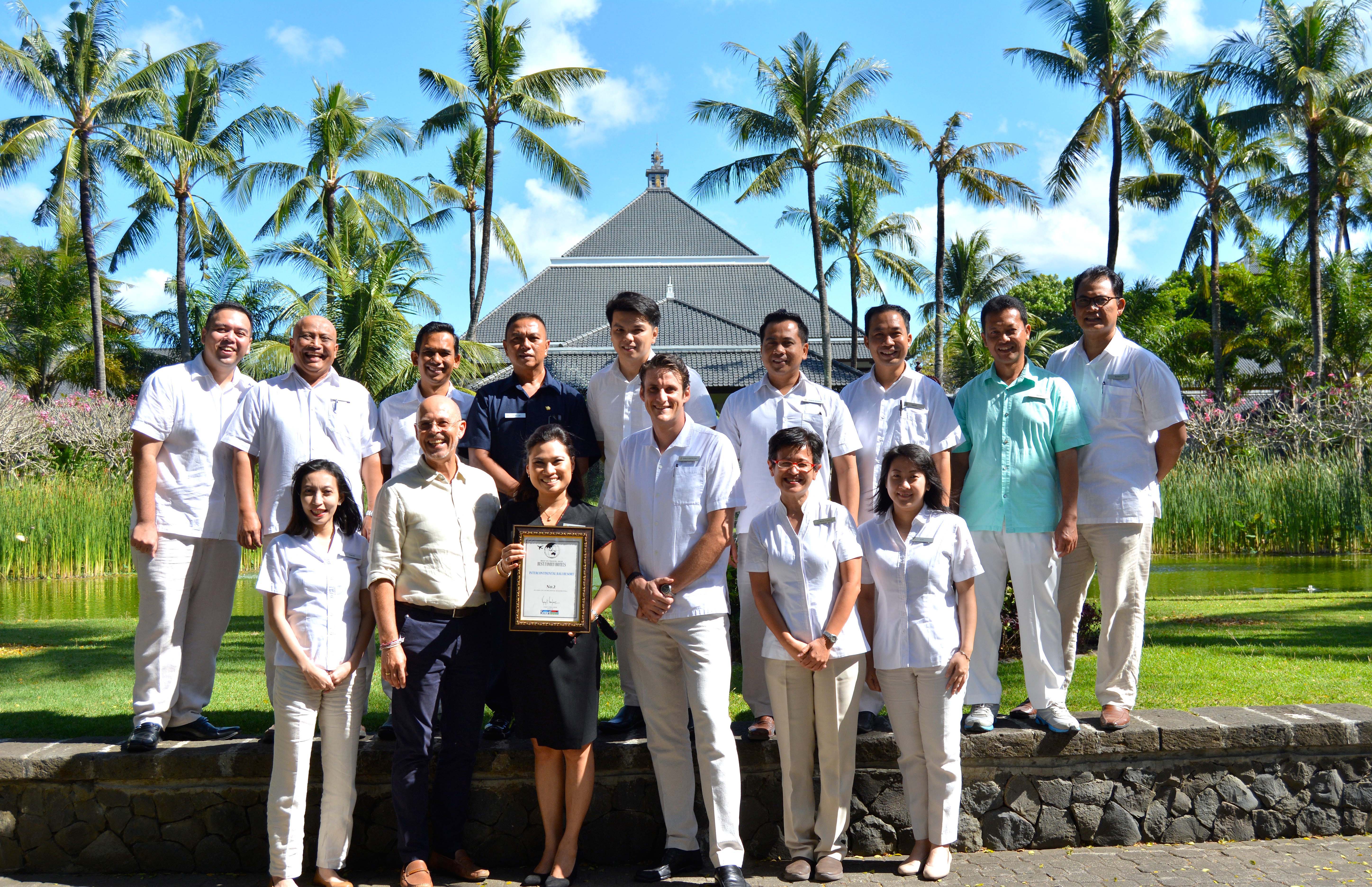 INTERCONTINENTAL BALI RESORT RANKED NUMBER 2 AS FAMILY HOTEL IN ASIA